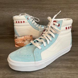 Vans Sk8-Hi Reissue Chicago Clearwater True White Size 9 Women's NWOB